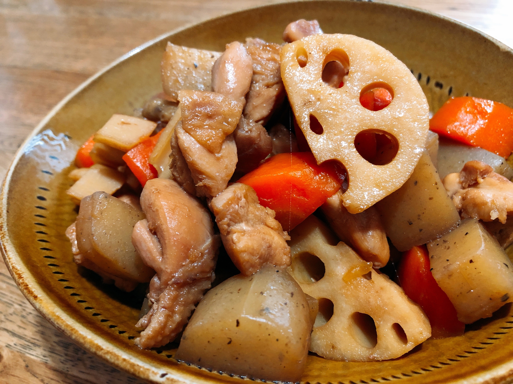 フライパンで筑前煮