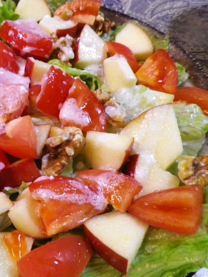 りんごレタスのヨーグルトドレッシングサラダ レシピ 作り方 By Leopoo 楽天レシピ