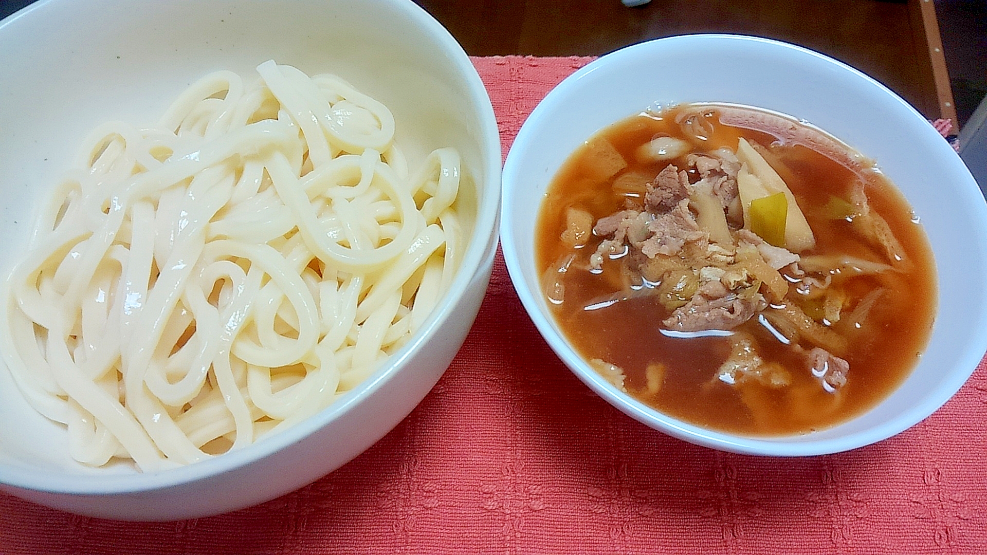 肉汁つけうどん レシピ 作り方 By Kirin0218 楽天レシピ