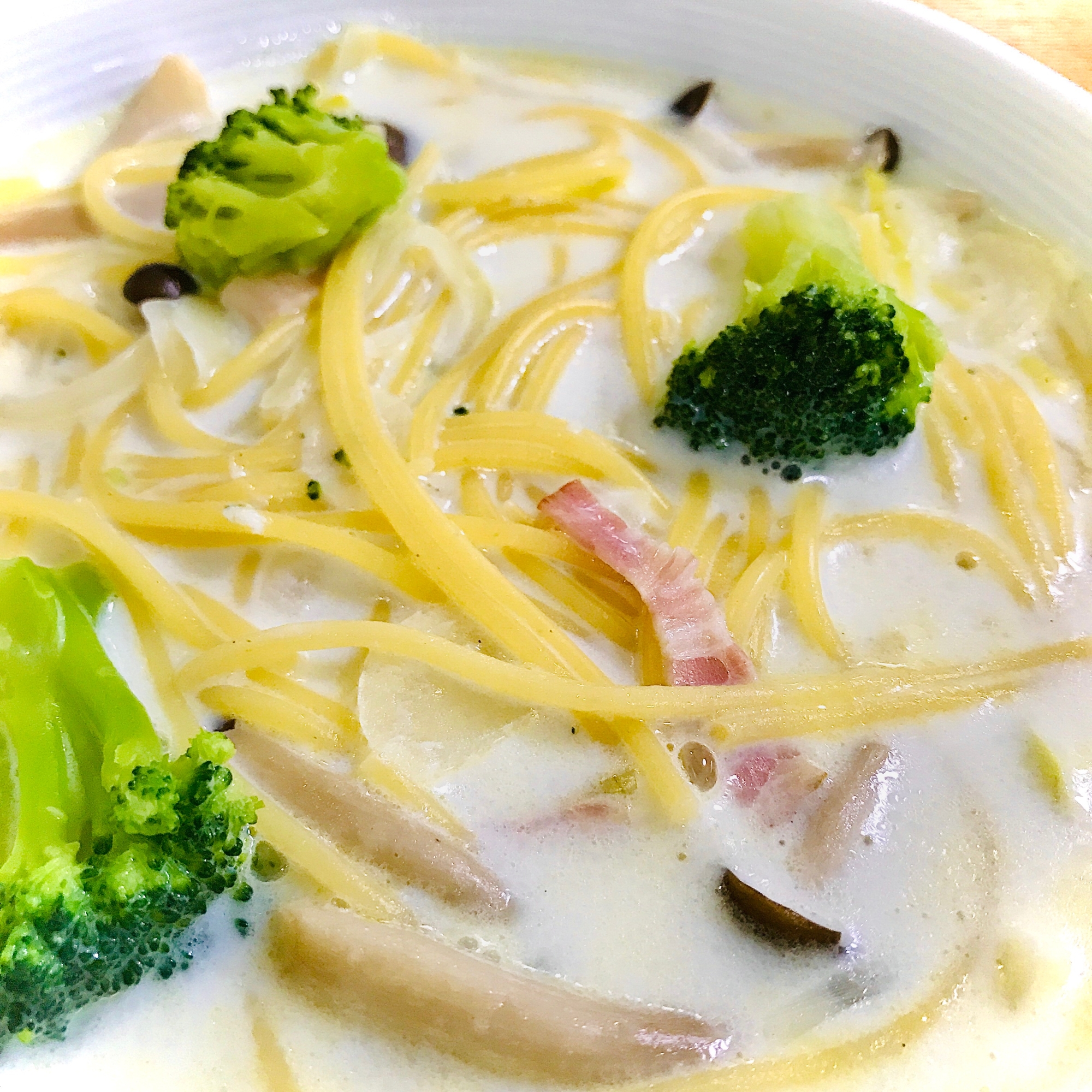 ゆるキャン リンちゃん風 クリームスープパスタ レシピ 作り方 By なぽスケ 楽天レシピ