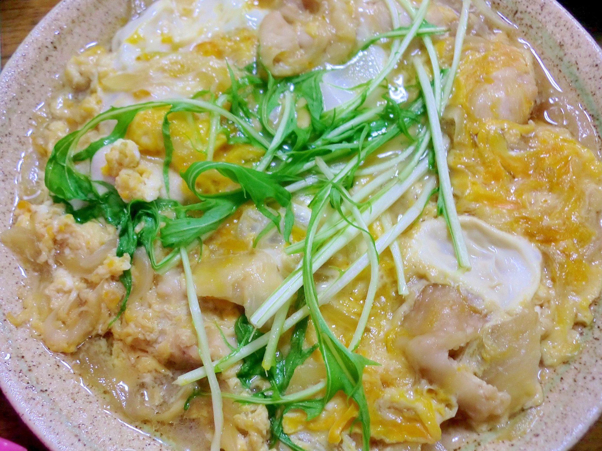 めんつゆで簡単美味しい親子丼♪