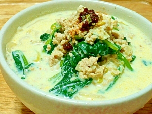 ヘルシー♪簡単☆豆乳ラーメン