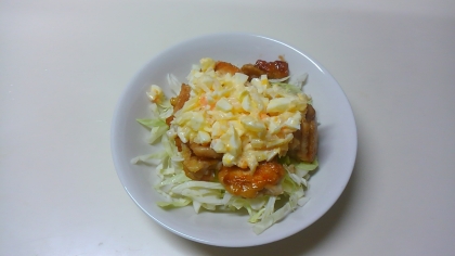 簡単に美味しく出来ちゃいましたぁ～♪次は、チキン南蛮丼にしようかなぁ～♪ご馳走様でしたぁ～(*^▽^)/★*☆♪