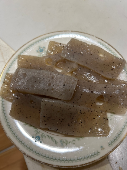 普通のこんにゃくで作る♪刺身こんにゃく