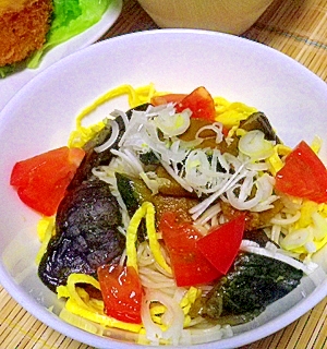 炭水化物完全フリーが寂しい人に おそうめんで夏小鉢 レシピ 作り方 By Johnny Bean 楽天レシピ