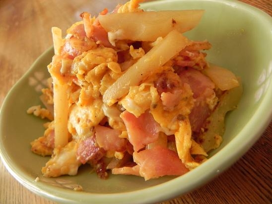 じゃが卵ベーコンのマヨネーズ炒め レシピ 作り方 By わんたる 楽天レシピ