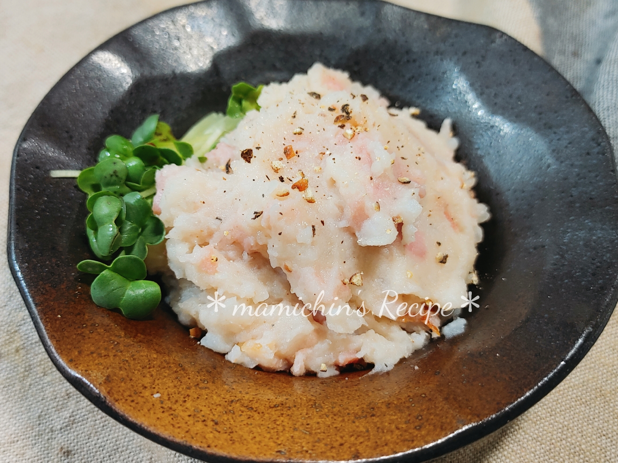 長芋のアンチョビサラダ