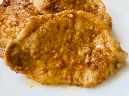生姜パウダーで豚ロースの生姜焼き☆