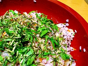 黒米いりのちらし寿司