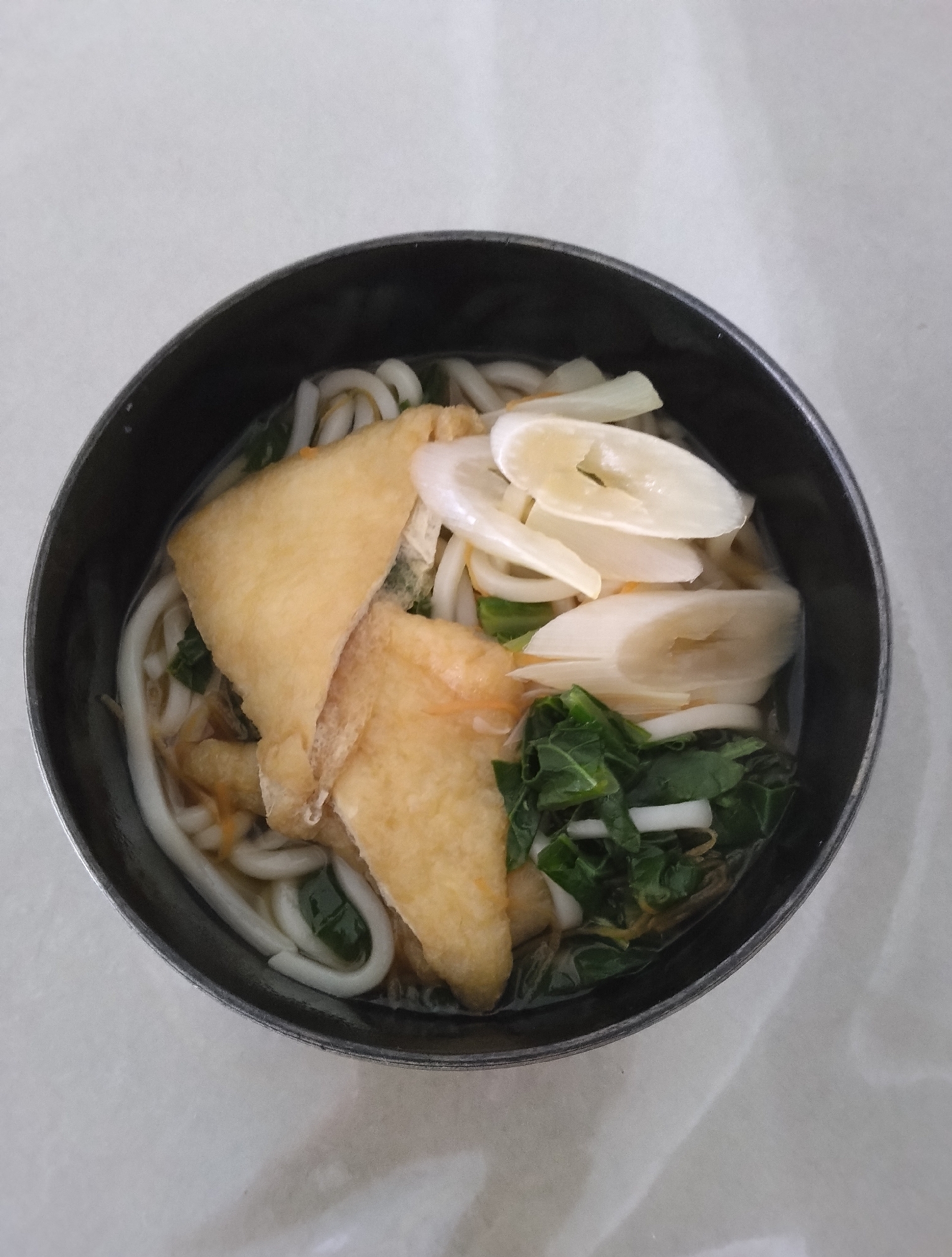 時短!甘くないきつねうどん