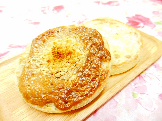 ❤アーモンドペーストと粉末Pのライ麦マフィン❤