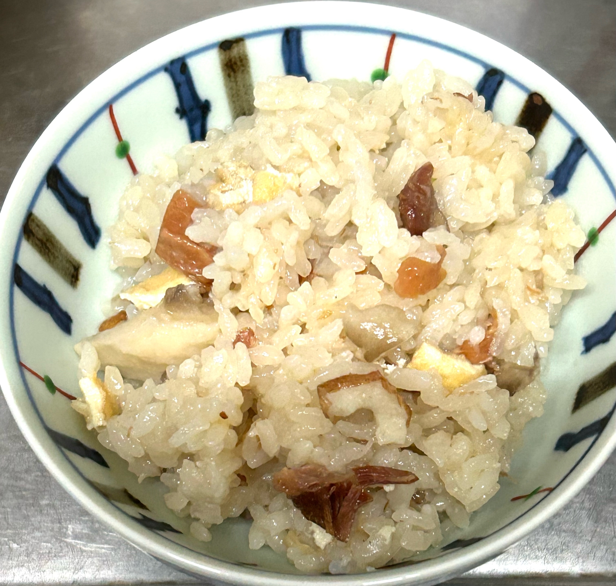 防災クッキング『焼き鳥缶で炊き込みご飯』