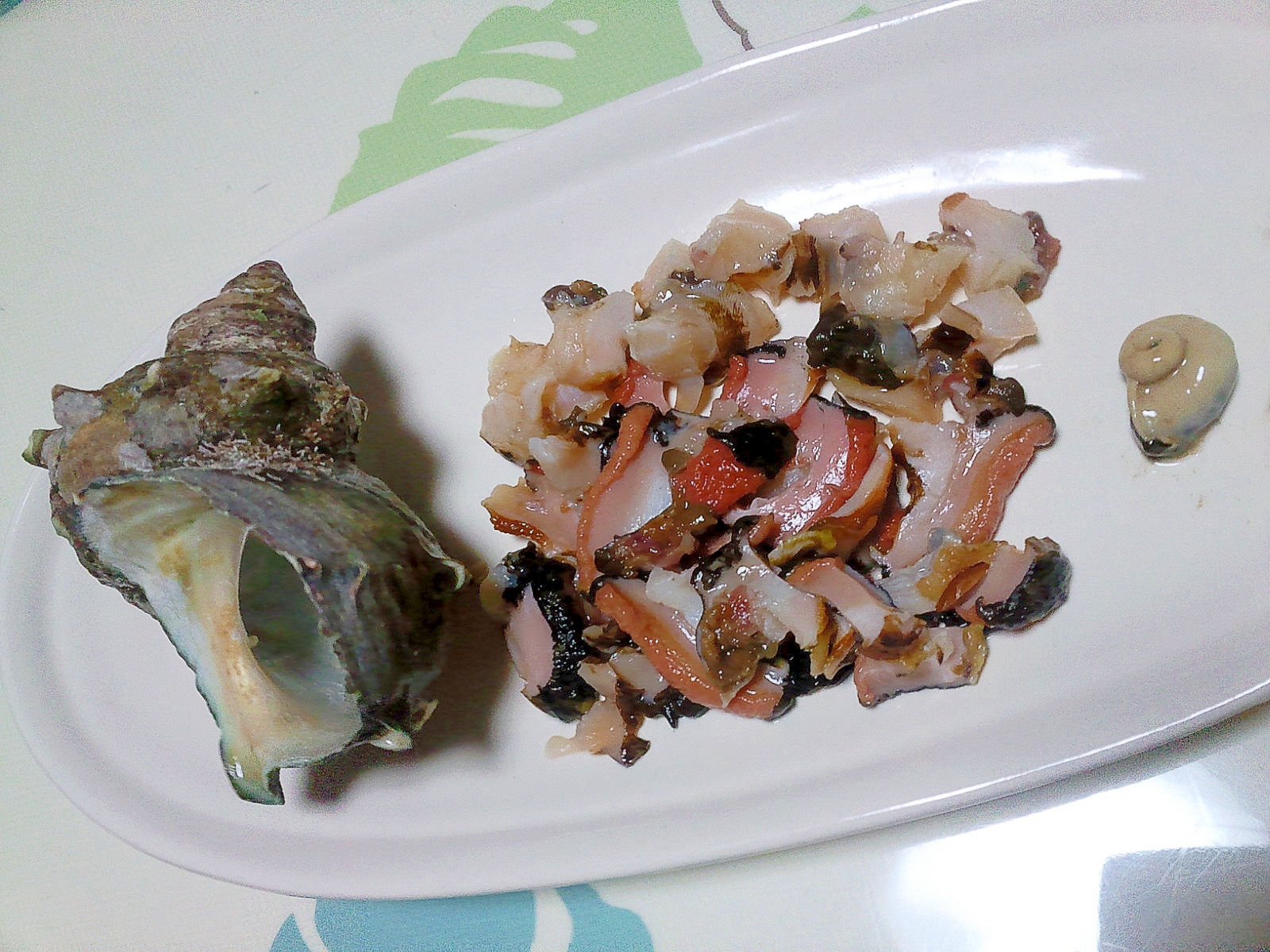 サザエの刺身++