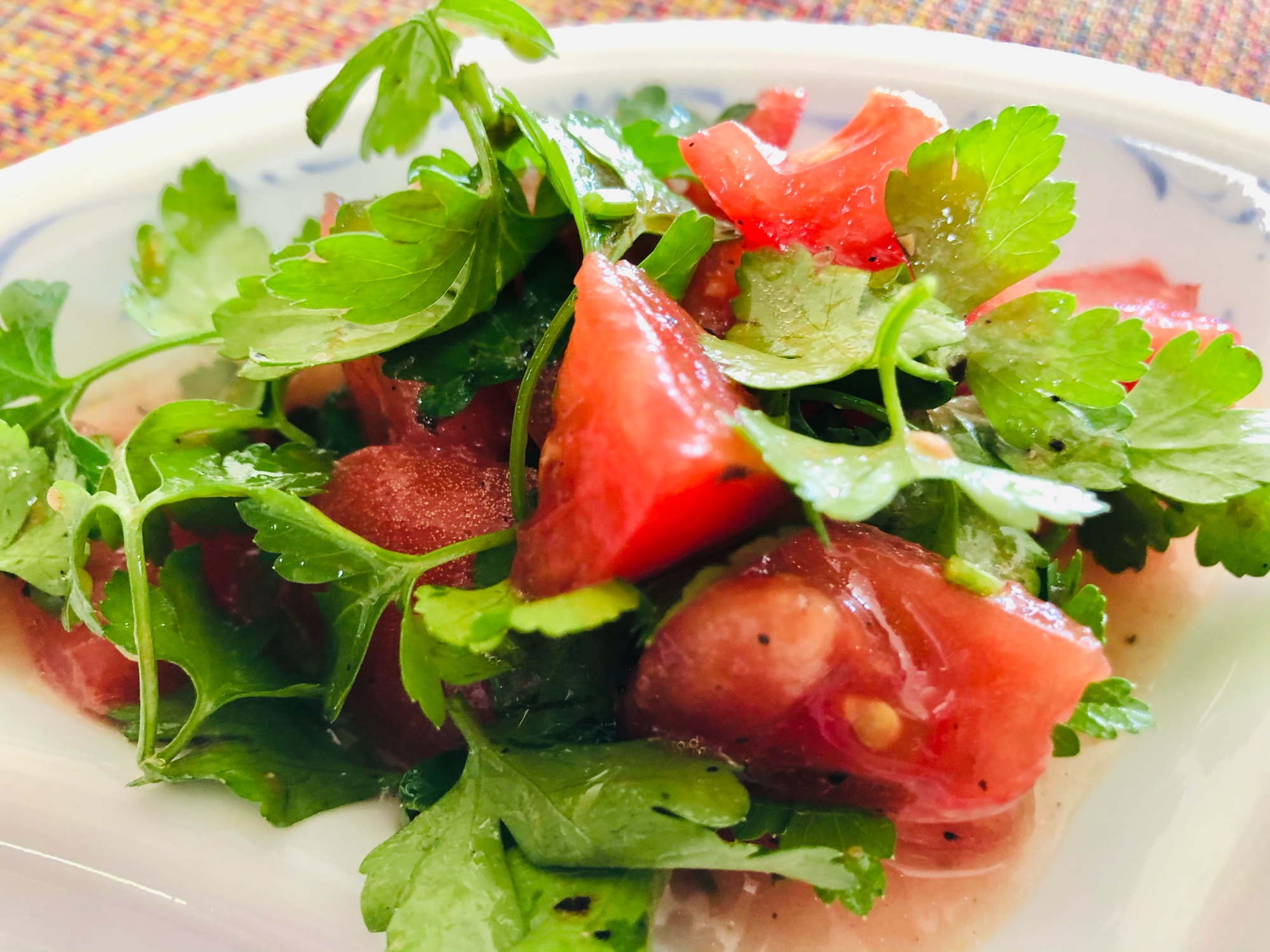 イタリアンパセリのトマトサラダ レシピ 作り方 By Ikemina 楽天レシピ イタリアンパセリのトマトサラダ レシピ 作り方 By Ikemina 楽天レシピ