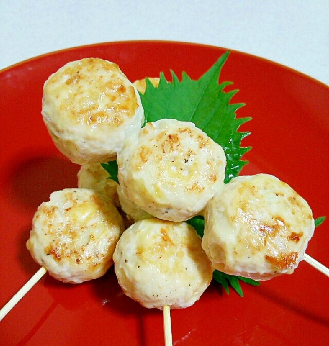 鶏むね肉でチーズつくね串