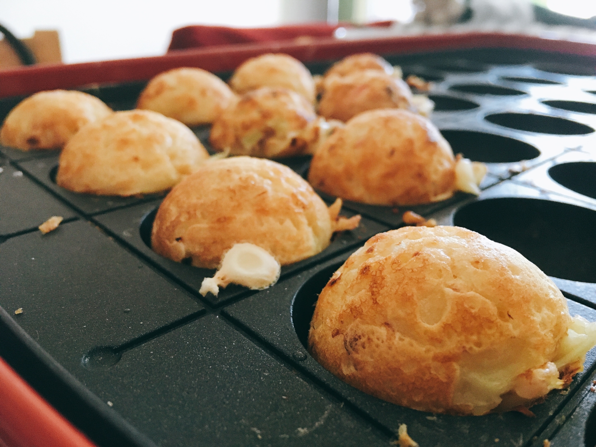 混ぜて焼くだけ!カリフワな我が家のたこ焼き♪