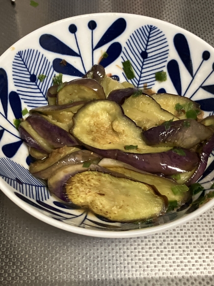 さっぱり！簡単！無限ナスのポン酢で焼き浸し。