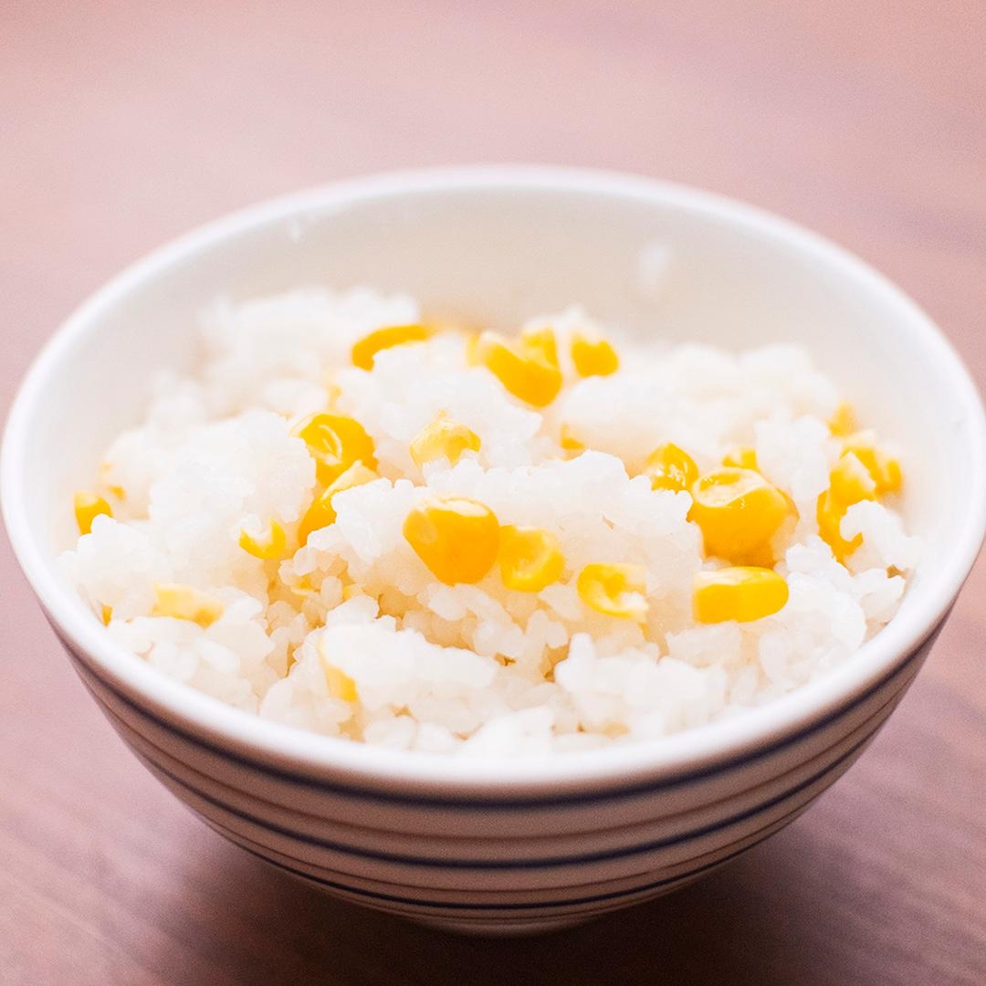 銅鍋てふてふで作る 夏の味覚 とうもろこしご飯