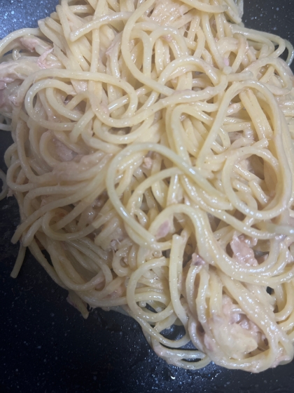 簡単!!ツナマヨめんつゆパスタ