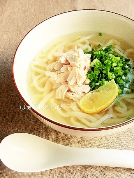 冷凍うどんで♪冷たいフォー風うどん