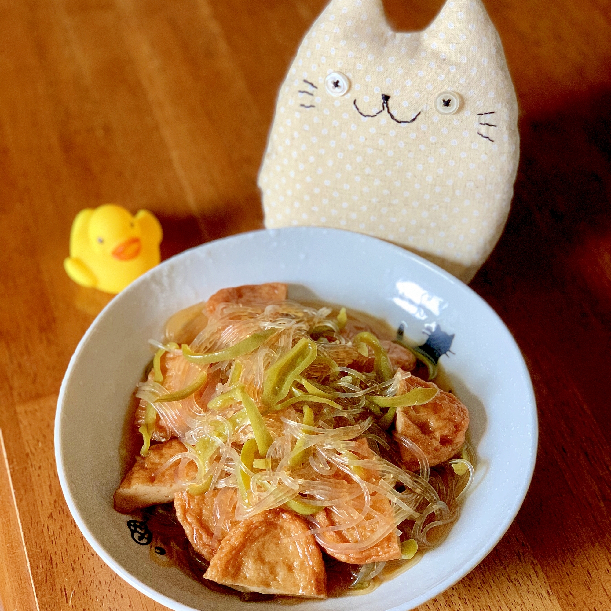 ピーマンとさつま揚げの甘酢煮