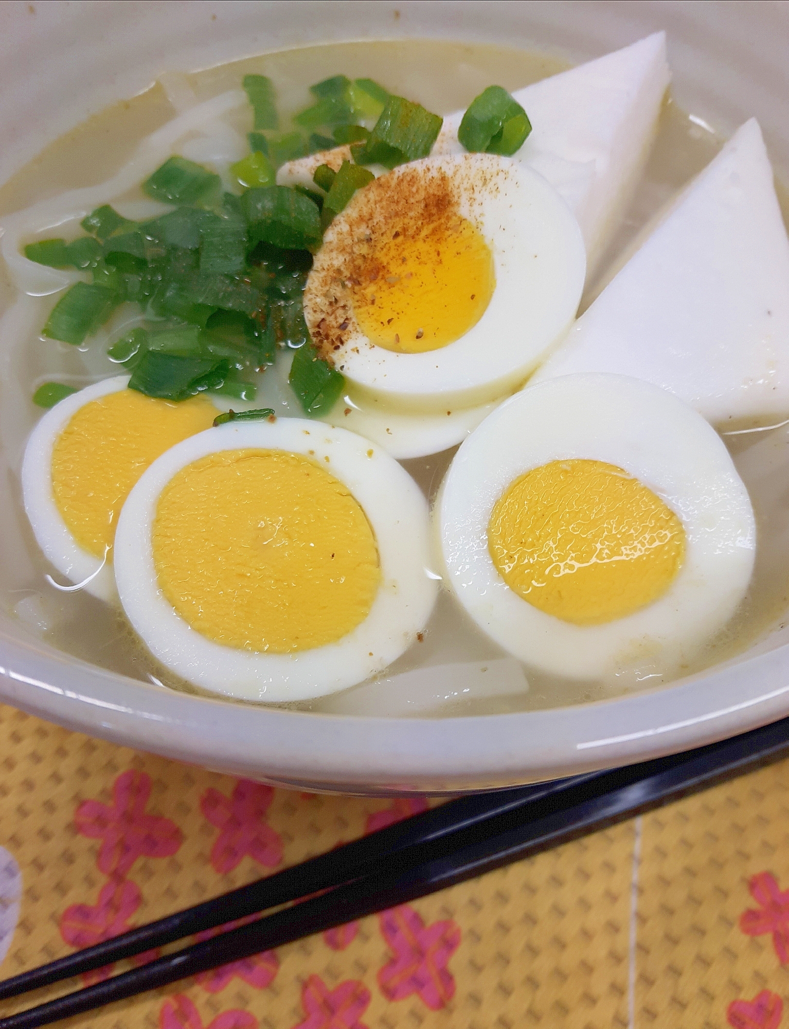 アジアン米麺(^^)手持ちの食材で簡単フォー♪