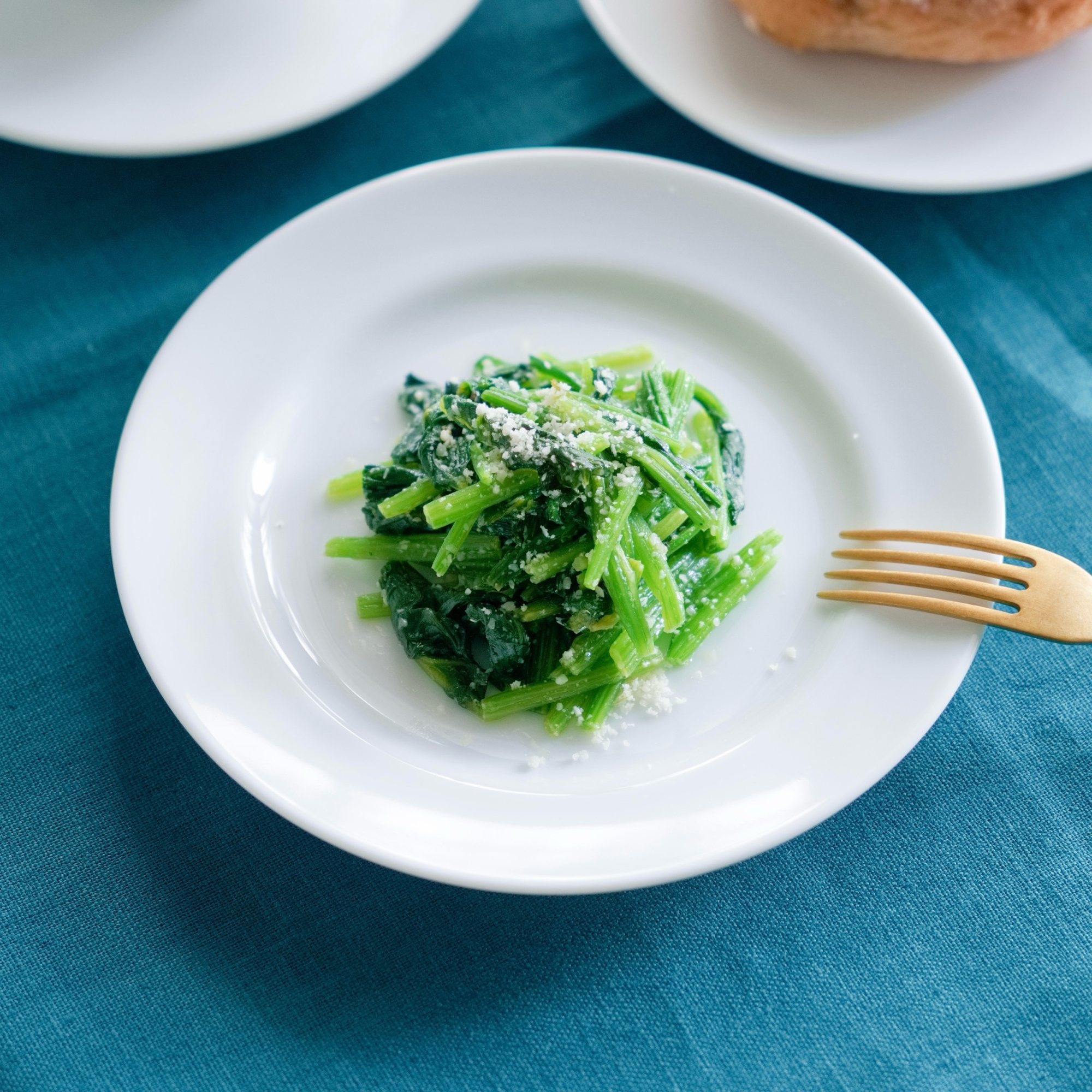 ほうれんそうの粉チーズあえ【洋食・副菜】