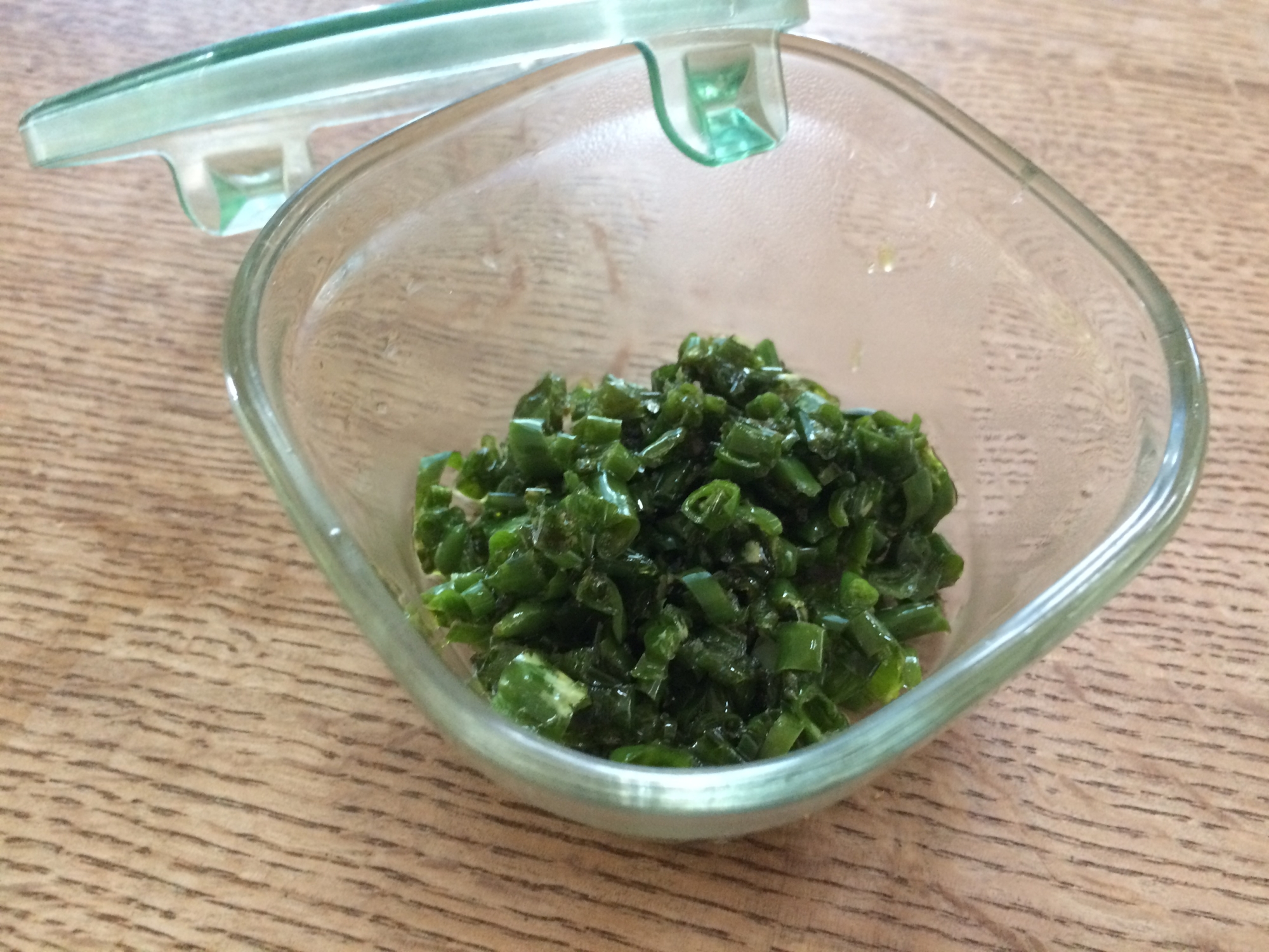 青唐辛子のごま油炒め 保存食