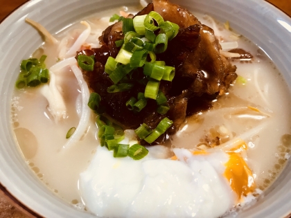 ラーメンに乗せました！！
思い立ったらすぐに作れて助かりました！！