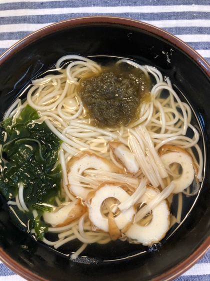 二日酔いに〜☆昆布うどん