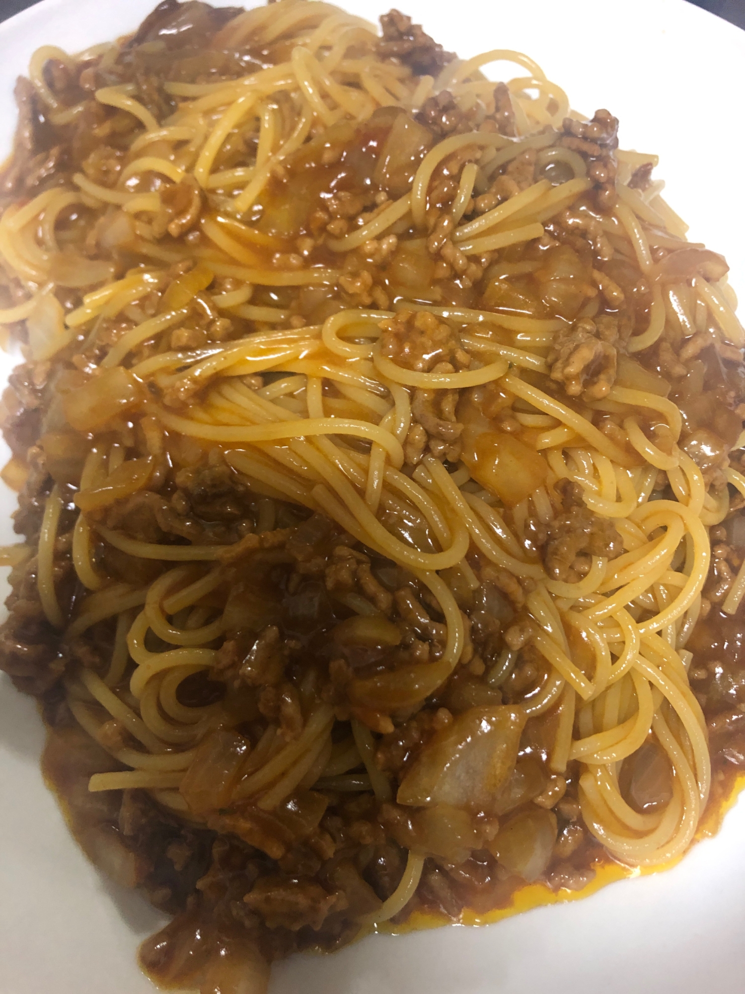 美味しいミートスパゲティ