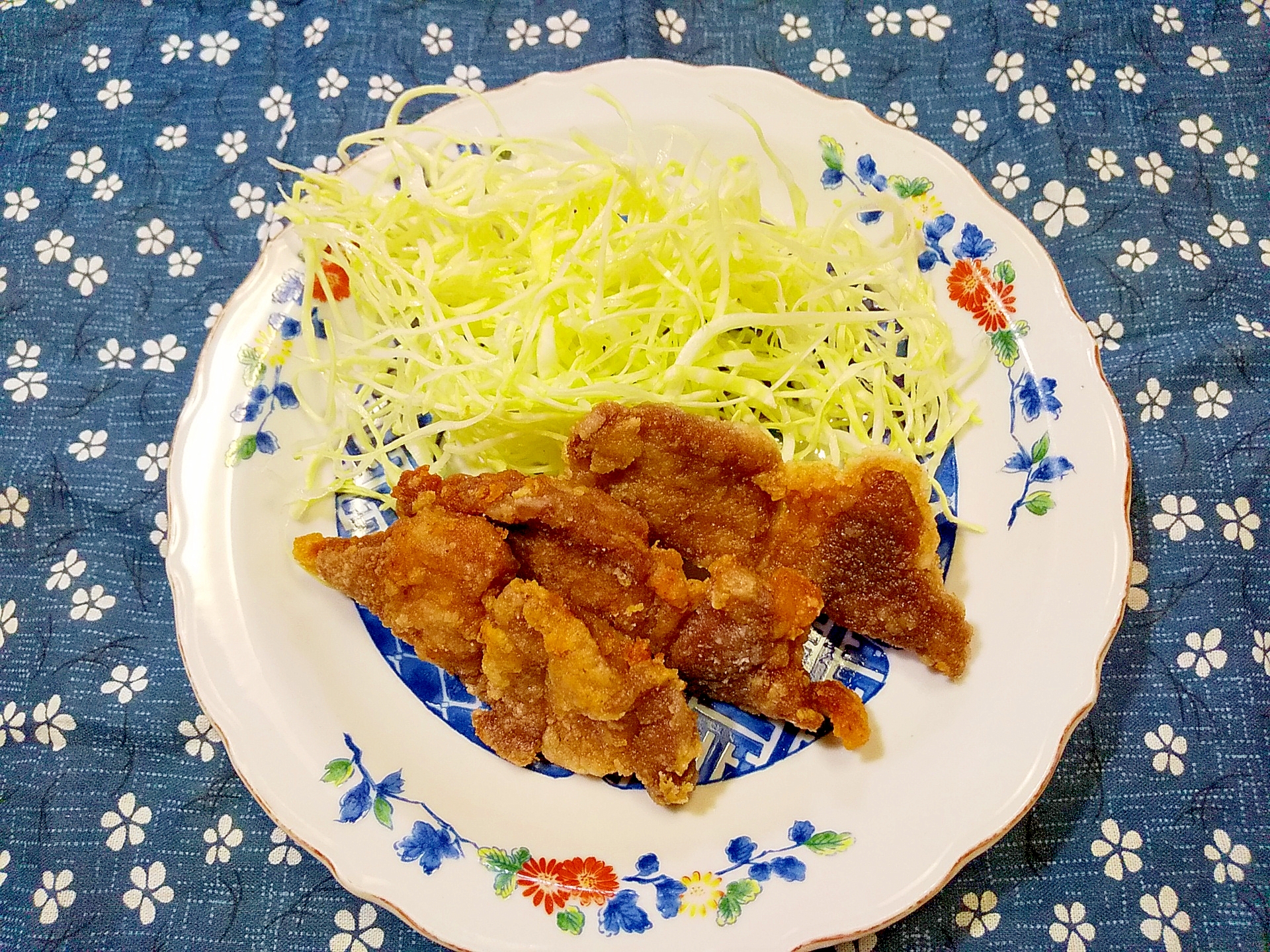 豚肩ロースの揚げ焼きから揚げ