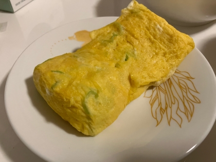 出汁たっぷり★ネギ入りだし巻き卵　卵焼き
