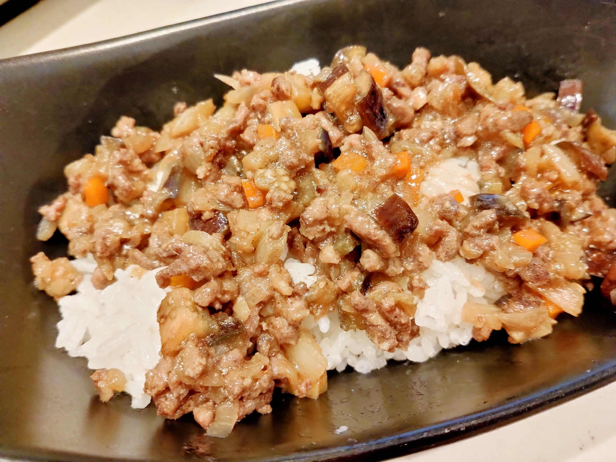 簡単ご飯物 なす入りミンチライス レシピ 作り方 By ふもふもたろう 楽天レシピ 簡単ご飯物 なす入りミンチライス レシピ 作り方 By ふもふもたろう 楽天レシピ