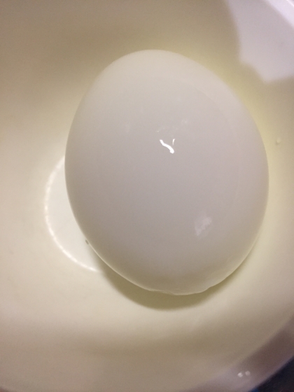 ゆで卵上手に作れました(^^)
