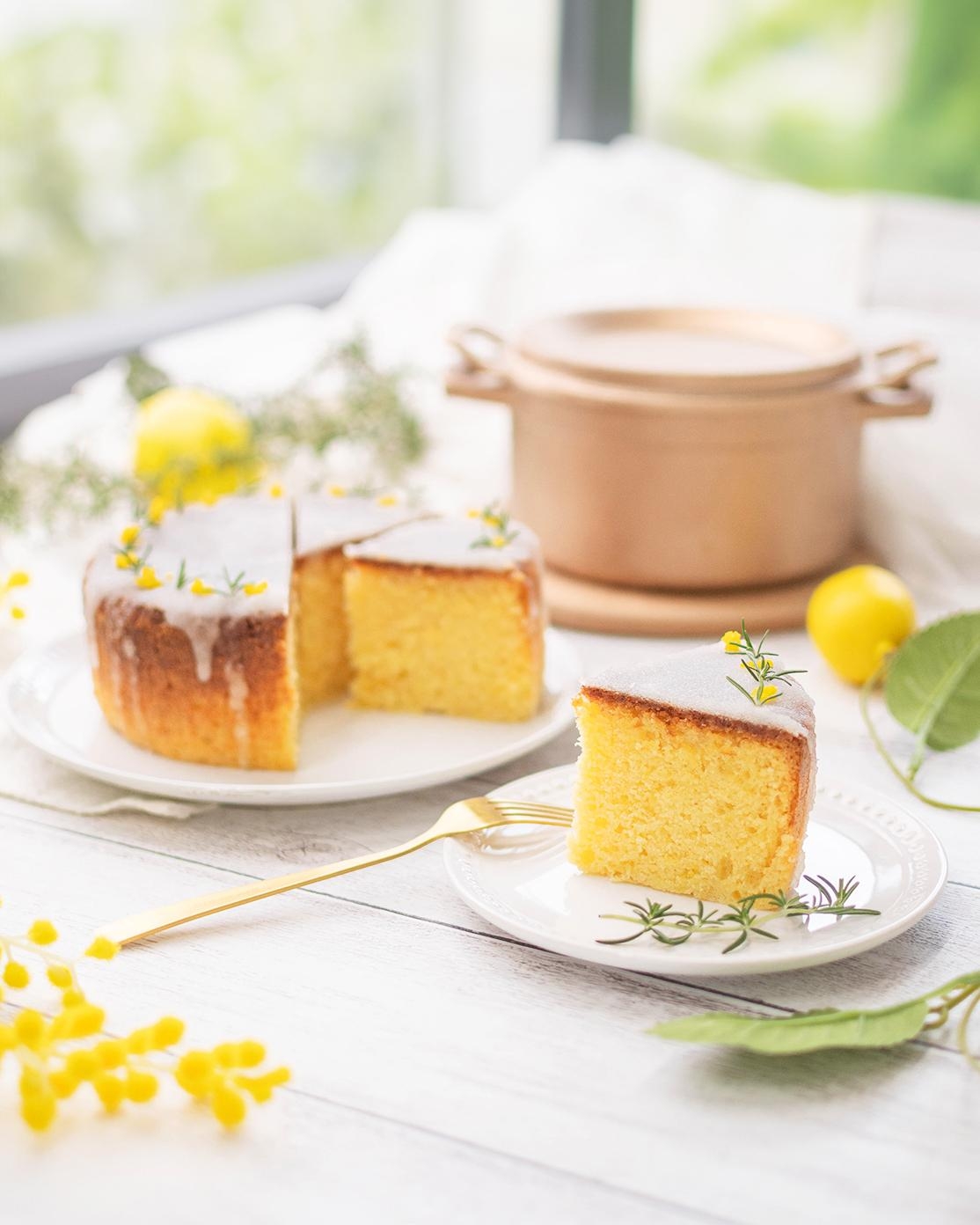 銅鍋てふてふで作る レモンパウンドケーキ