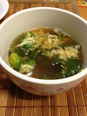 栄養たっぷりのプチベールで中華スープ
