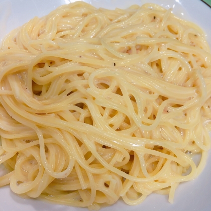 ♥　クリームシチューの残りで！　クリームパスタ　♥