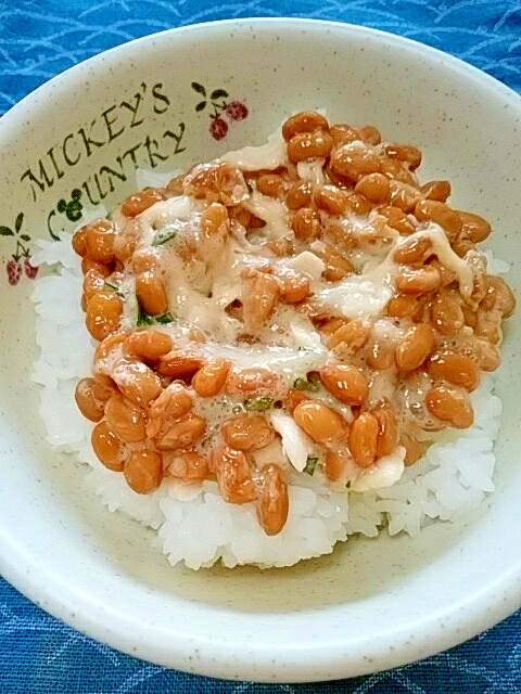 納豆の食べ方-酒粕＆塩麹♪