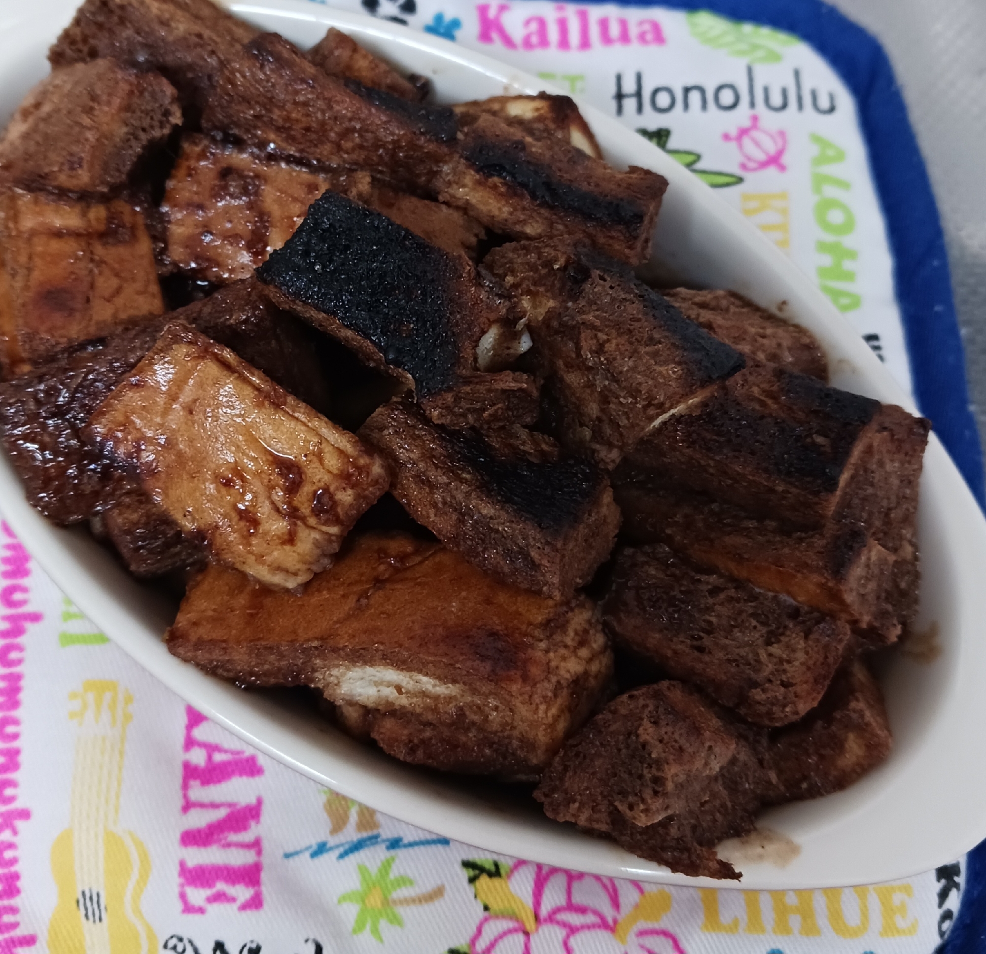 食パンの耳で!ココアトースト