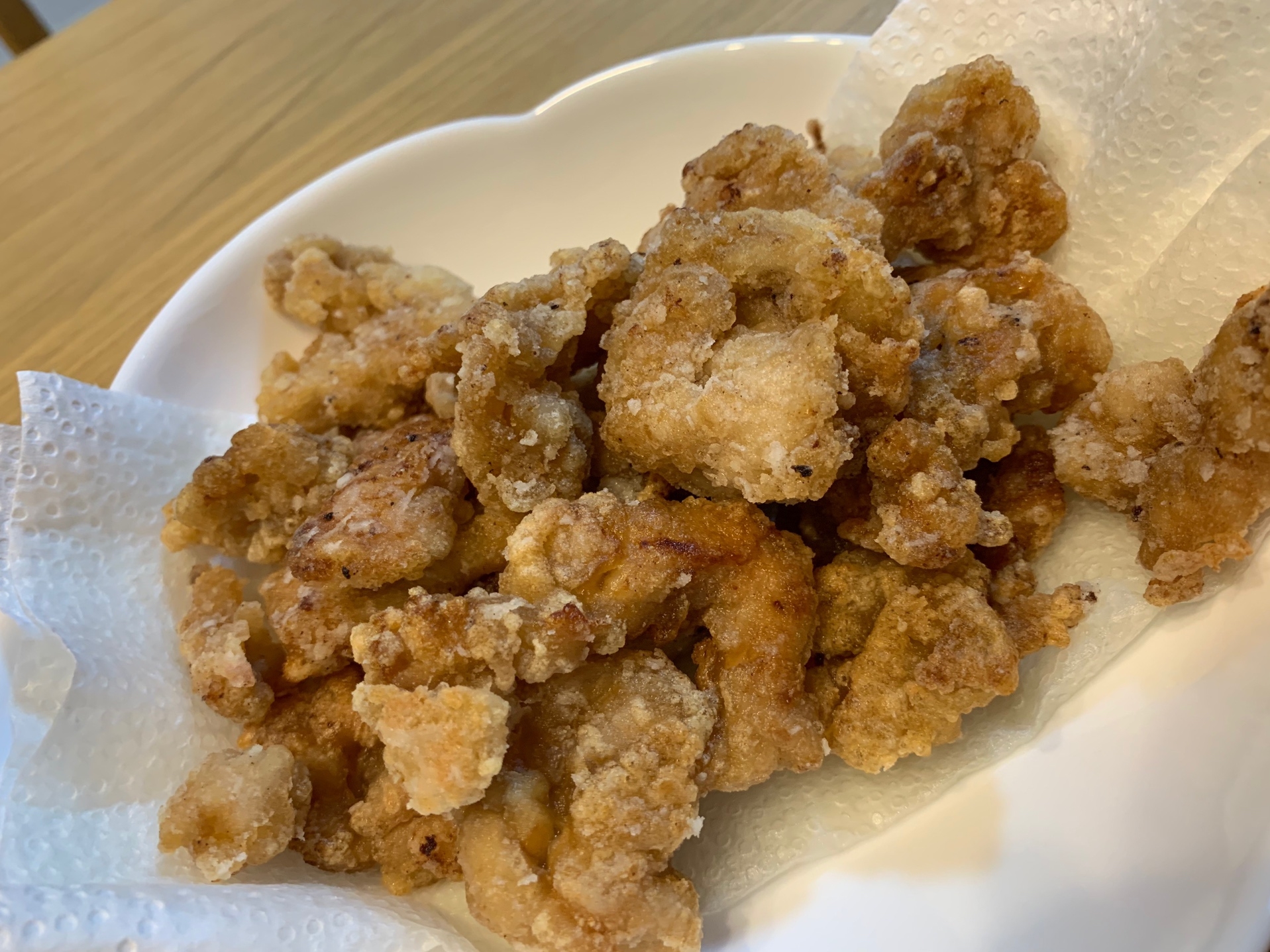 揚げ焼きでOK!豚肉の竜田揚げ