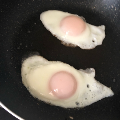 生姜醤油の目玉焼き