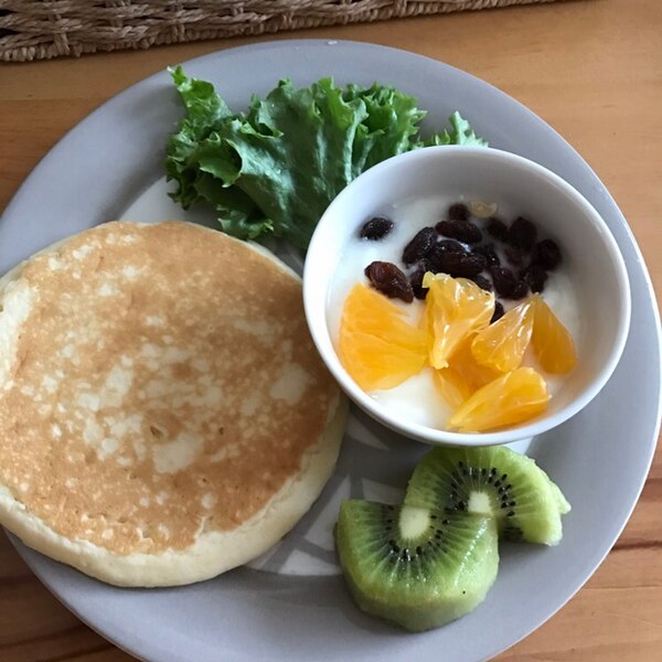 パンケーキとヨーグルトの朝ごはん レシピ 作り方 By ボンド子 楽天レシピ パンケーキとヨーグルトの朝ごはん レシピ 作り方 By ボンド子 楽天レシピ