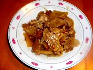 あっさりおいしい♪大根と豚肉の梅煮