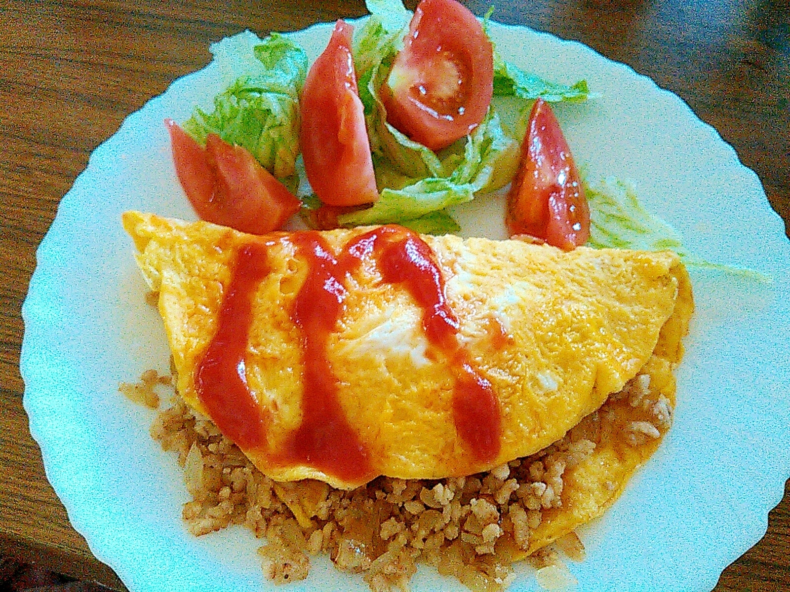 ミートオムレツプレート レシピ・作り方 by あけぼのマジック - 楽天レシピ