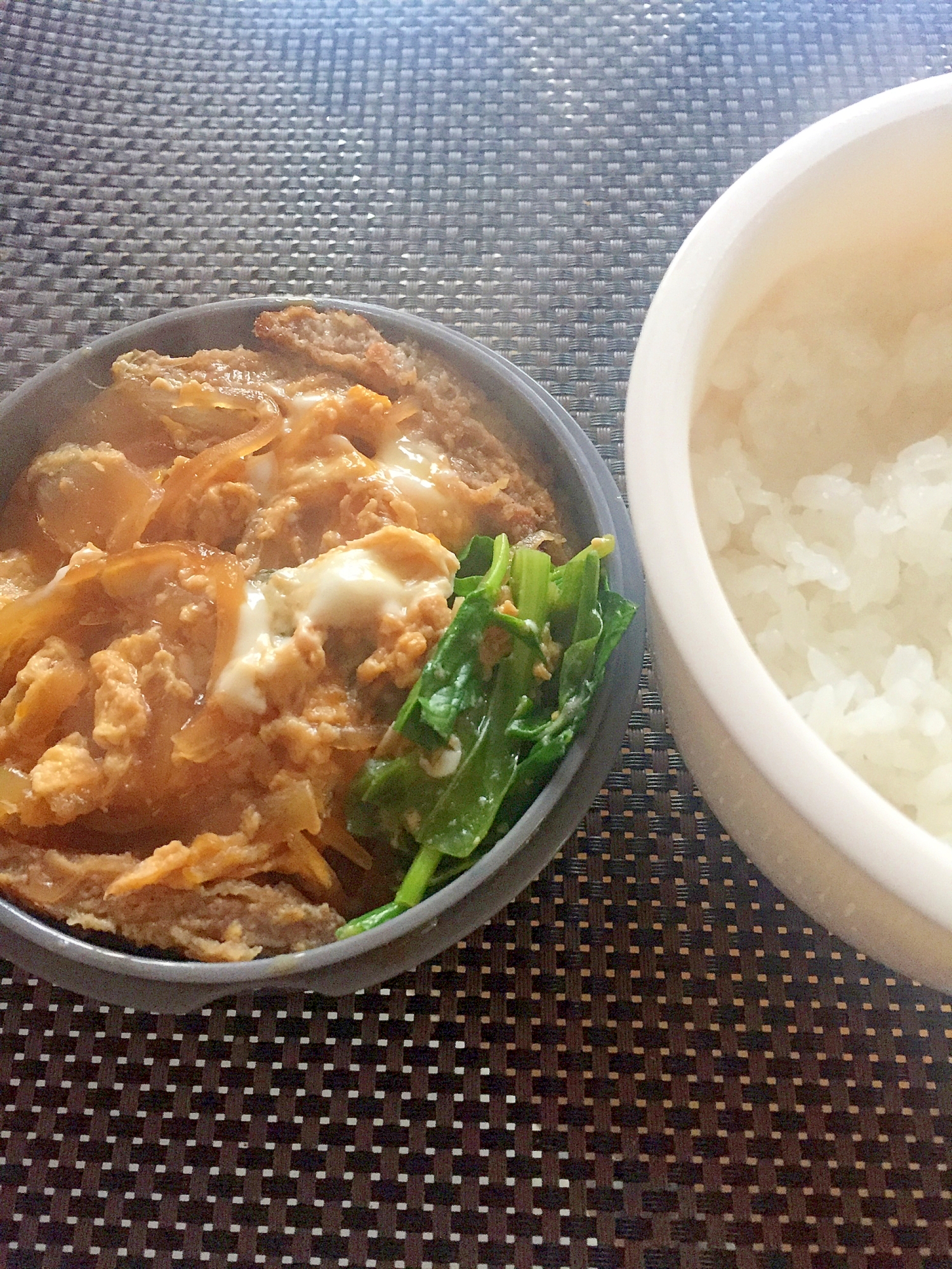 受験に勝つ！かつ丼弁当☆