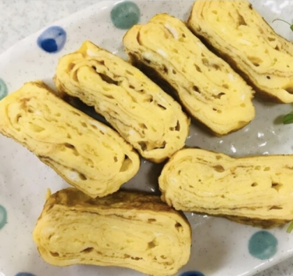 卵1個☆黄な粉入り卵焼き