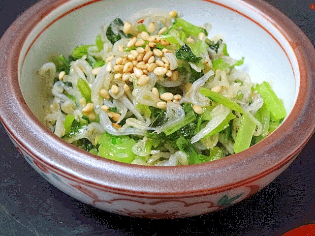 ご飯の供☆　「じゃこと青菜ふりかけ」