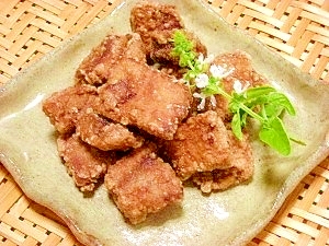 マグロのニンニクたっぷり竜田揚げ