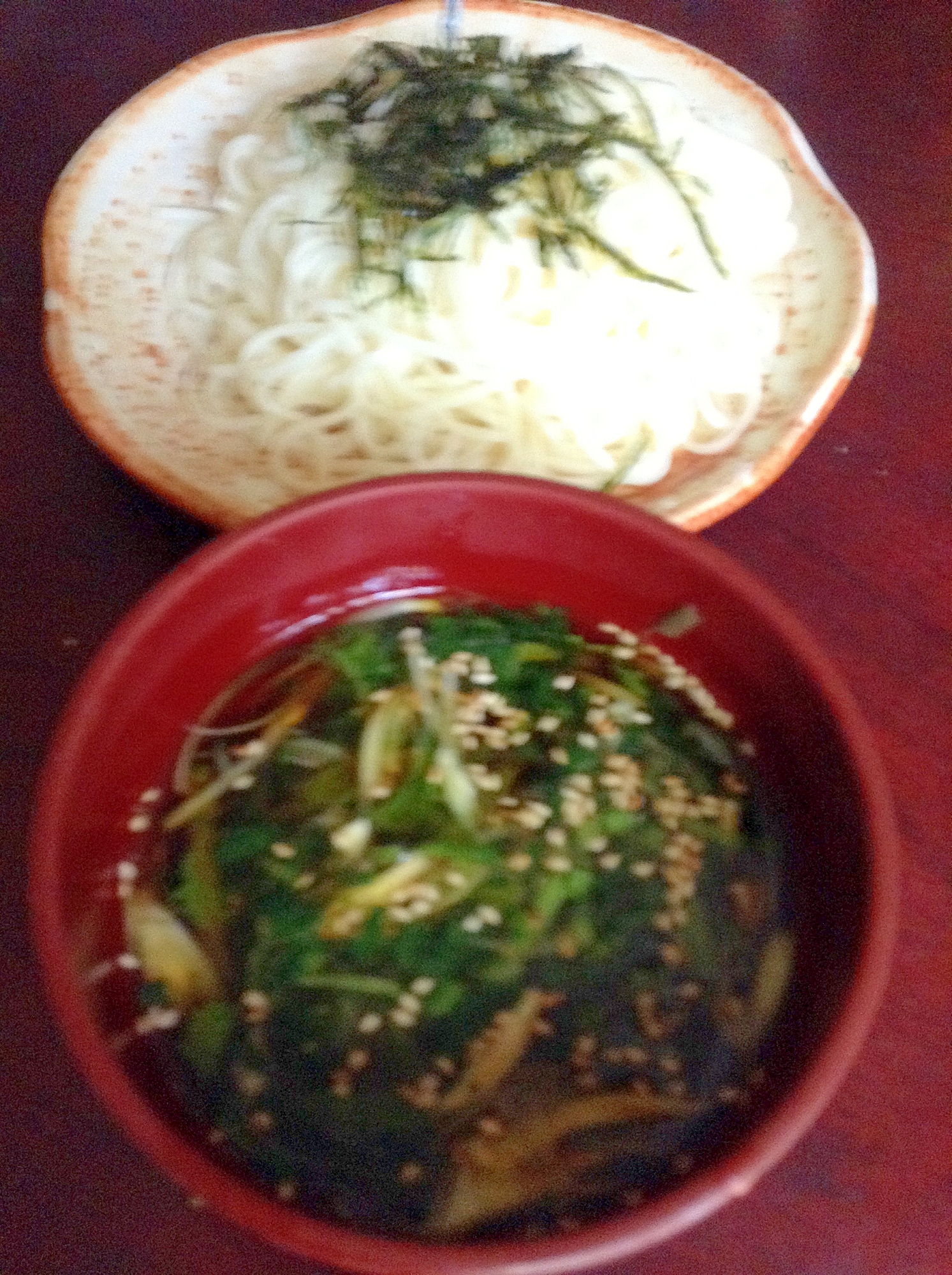 ねばねばモロヘイヤの素麺【納涼☆夏バテ予防】